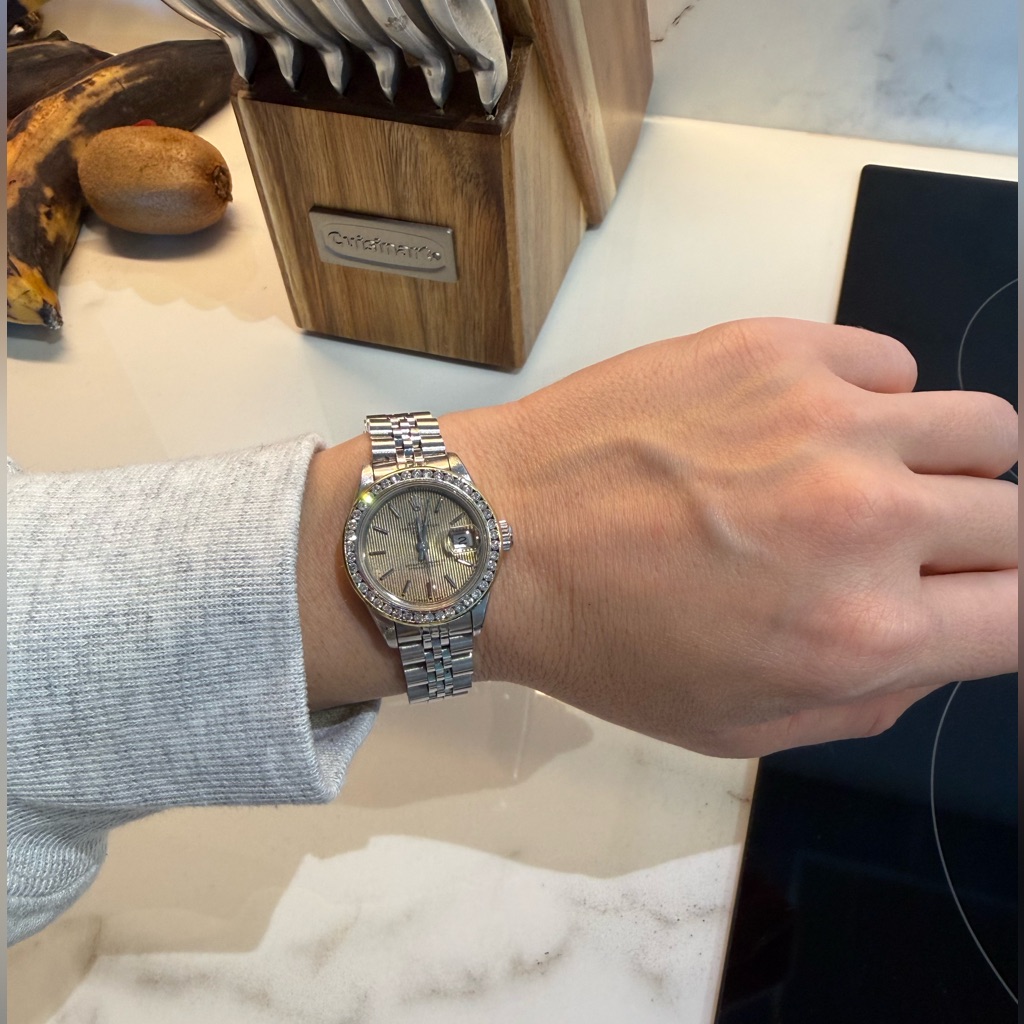 Rolex TwoTone Silver And Gold Watch